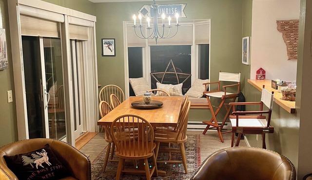 Ski on/off Snow Creek Condo at Sugarbush Mountain Resort.