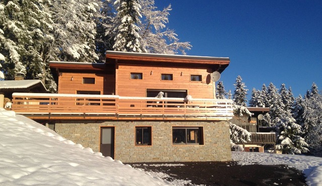 ski slopes of the Gd Domaine de Valmorel apartment 10 people + private sauna