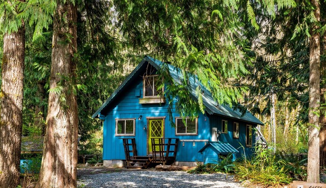 Sky Blue Cabin: Your happy place on the Skykomish HotTub River WiFi