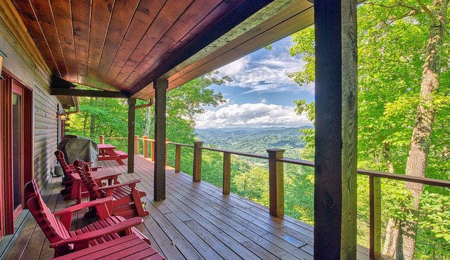 Sky Cabin: Luxury, Gated, Sparkling Clean, featured on HGTV's "Log Cabin Living"