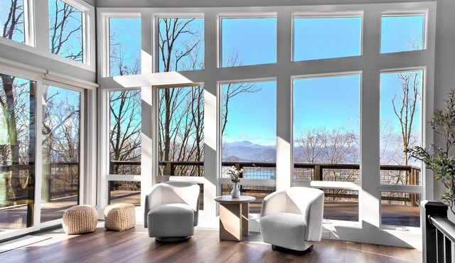 Skyline Ridge | Modern New Build with Long Range Blue Ridge Mountain Views in Arden