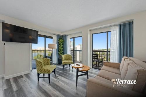 Skyline Studio Condo with Private Terrace and Epic Universe View