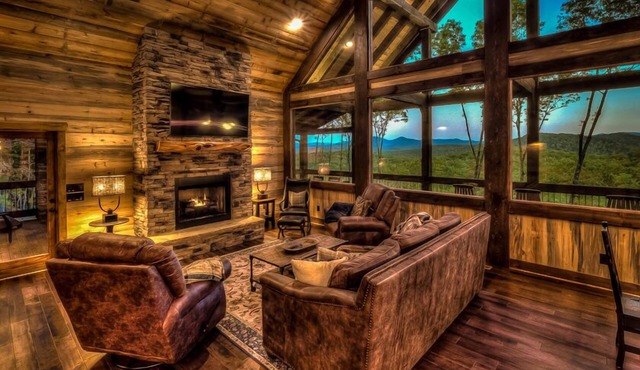 Skyview - Mountain View | Hot Tub | Outdoor Fireplace | Fire pit | Pool Table