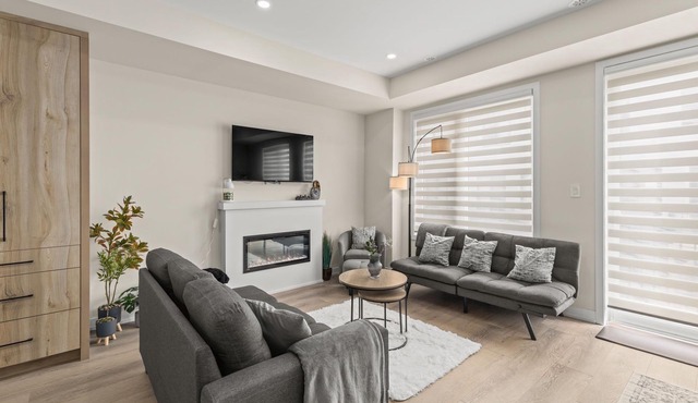 Sleek and Stylish 3-Story Townhouse with Parking