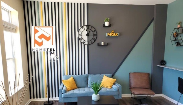 Sleek and Unique 1bdr Apt Dtown Gym Garage