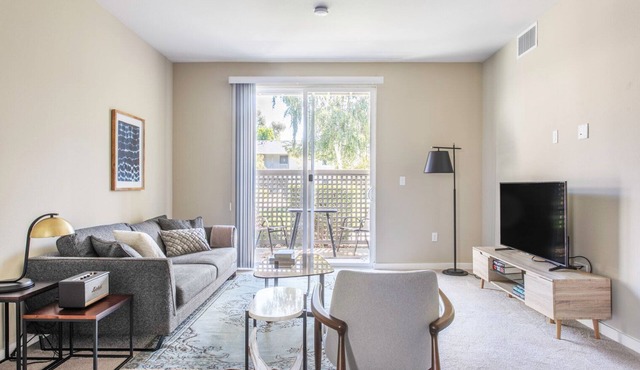 Sleek Cupertino 1BR w/BBQ, Pool, Parking, walk to Shops, by Blueground