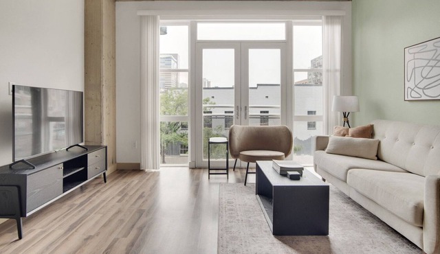Sleek LoDo 2BR w/ Gym, W/D & Deck, nr Coors Field, by Blueground