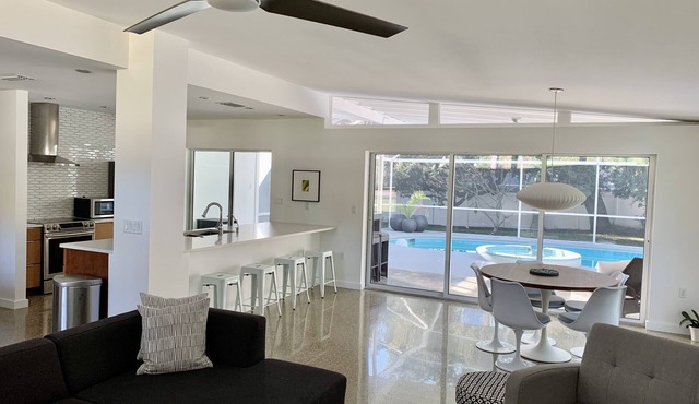 Sleek Mid-Century Modern House Close To Beach