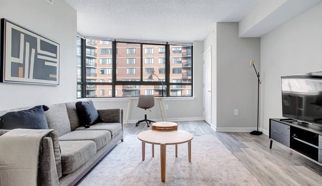 Sleek Pentagon City 1BR w/W/D, Gym & Lounge, near Metro, by Blueground