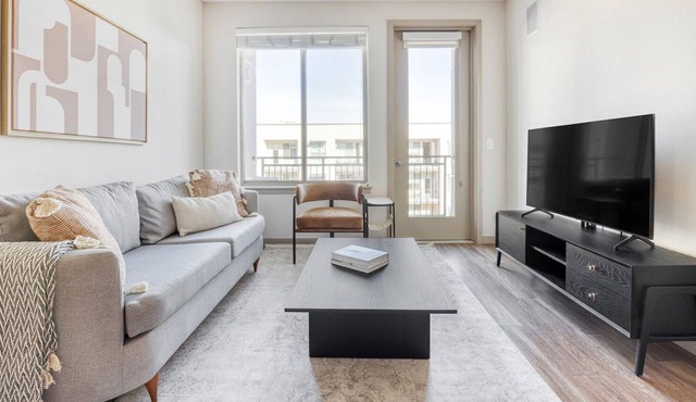 Sleek Sloan's Lake 2BR w/ Deck, Gym & Game Room, near Park, by Blueground