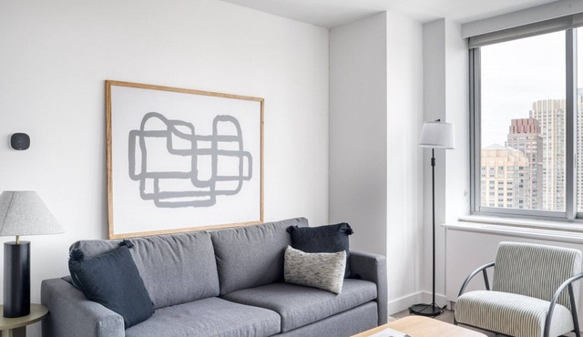 Sleek UWS 2BR w/Gym, Balcony & W/D, nr Central Park, by Blueground