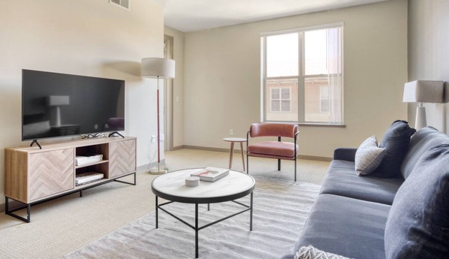 Sleek Walnut Creek 1BR w/ Gym, Pool & Spa, steps to BART, by Blueground