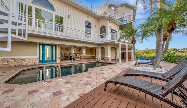 Sleep 16 Waterfront! Hot Tub, Pool & Private Dock!