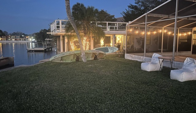Sleep in Our Boathouse, Wake up With Manatee