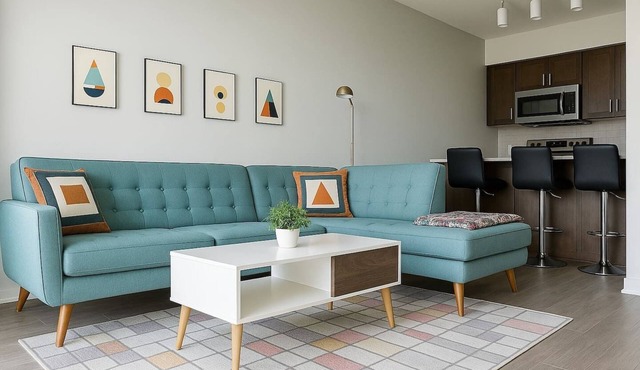 Sleepover | Contemporary 1BD/1BA - DTWN Des Moines