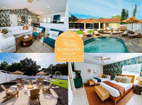 Sleeps 10 Outdoor Oasis Heated Pool Grill