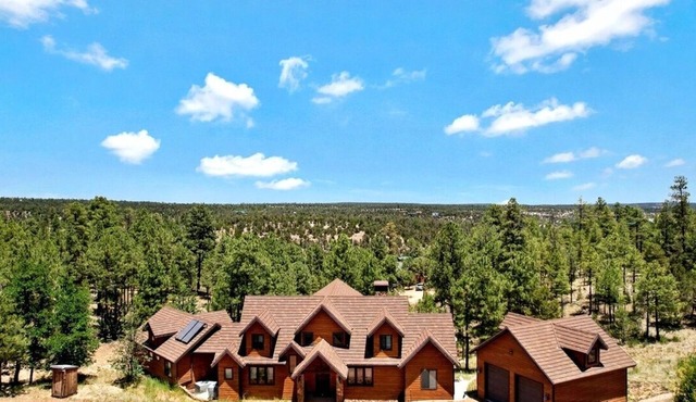 Sleeps 20+ 7-Bed Forest Lodge 4.5-Acre Private Estate With Mountain Views!