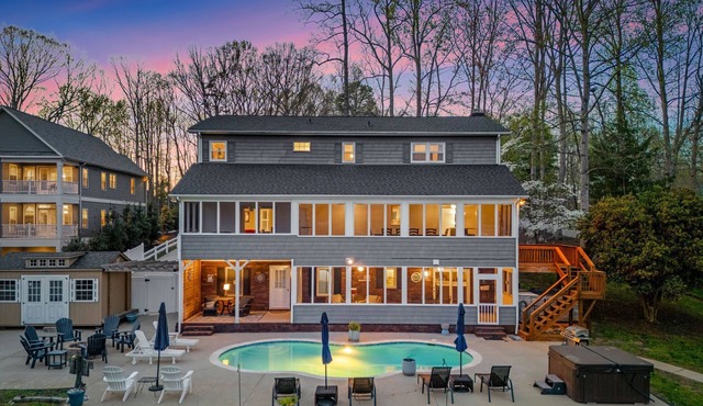 Sleeps 22 | Lakefront w/Private Dock, Pool, Hot Tub | Lake Living by AvantStay
