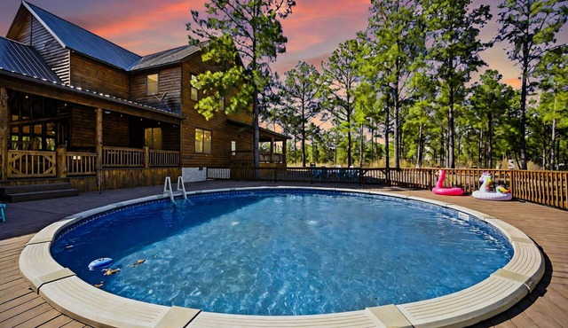 Sleeps 24 * Luxe Pool Cabin Secluded w/Game Room
