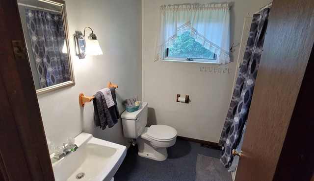 Sleeps 4 with private backyard near ski resort