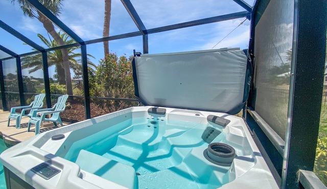 Sleeps 6, Hot Tub, dog ok, FULL refund*, pool heat