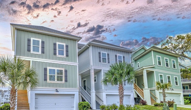 Sleeps 60+ | 18-Bedroom Coastal Retreat – 3 Homes Side-by-Side | Private Pools & 3 Blocks to Beach