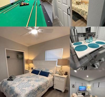 Sleeps 8 1k 2Q 1T w pool hockey ping-pong