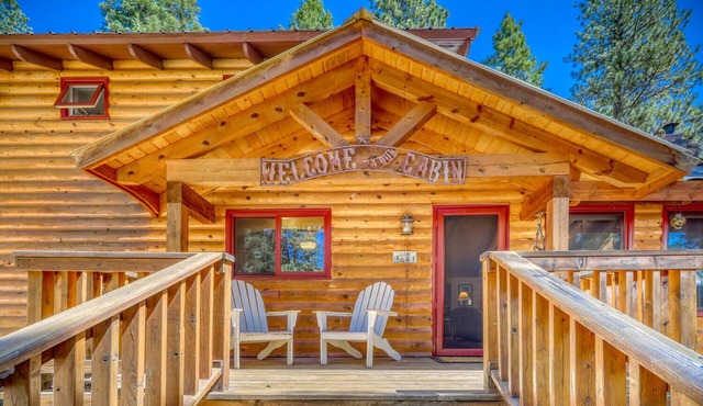 Slice of heaven! nn Log home w/huge deck & outstanding views on 7 acres w/creek