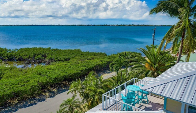 Slice of Paradise: Captivating Open Water Views, Deep Canal, Dockage, Heated Pool, and Pet-Friendly!