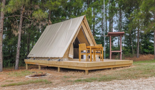 Slip Into a Soft, Cozy A-Frame Stay by the Lake