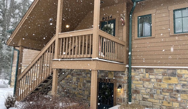 Slopeside, ski-in, ski-out condo perfectly set along run 24.