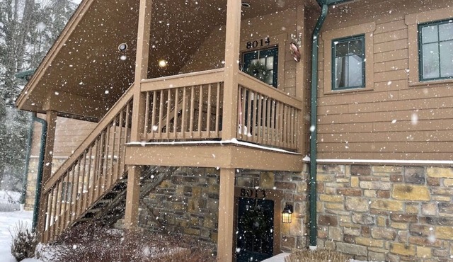 Slopeside, ski-in, ski-out condo-perfectly set along run 24 at Peek'n'Peek!