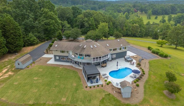 Smaland Falls | Foothills Home with Pool, Hot Tub, Sauna, Waterfall & Walking Trails