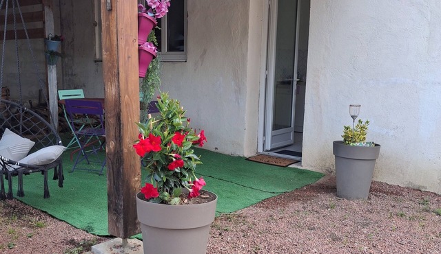 Small country house in town