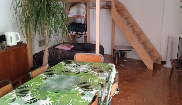 Small mazet with garden 400 metres2, swimming pool 10 m2, shady garden