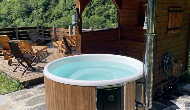 Small Gîte-House on 5 ha property, swimming pool, sauna, gym, horses, donkey