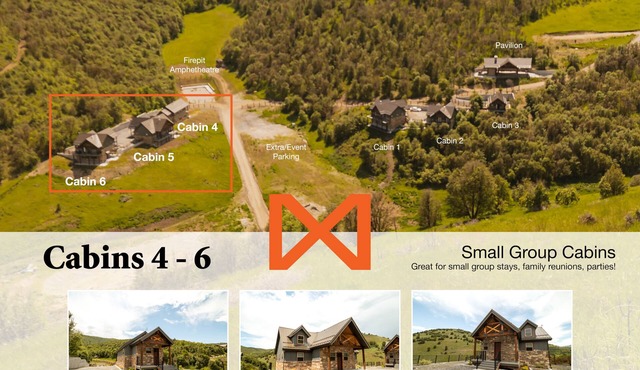 Small Group Rental | Cabins 4 - 6 |