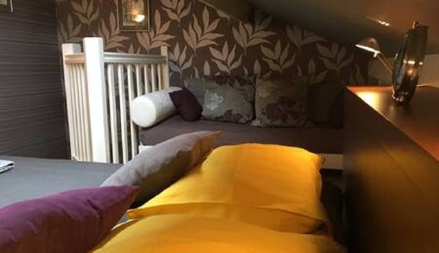 Small house with interior patio