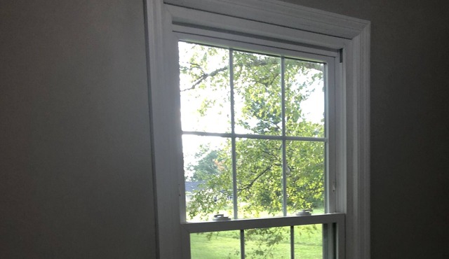 Small little bungalow house, big backyard with new appliance ceiling fans