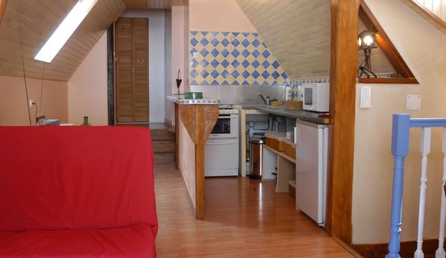 Small semi-detached house located in the town center