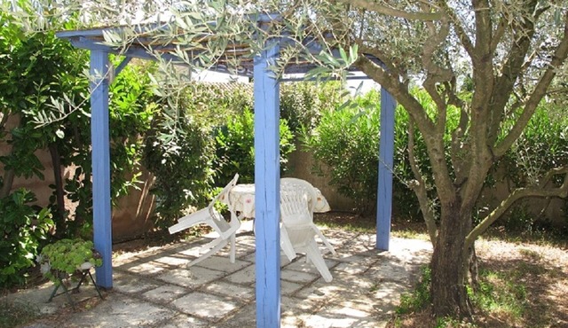 Small studio with all mod cons and a large shared pool