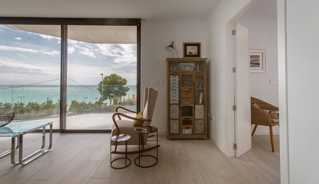 Smart sea front modern SUNNY BEACH APARTMENT
