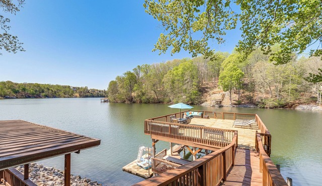 Smith Mountain Lake House w/2-Story Boat Dock!