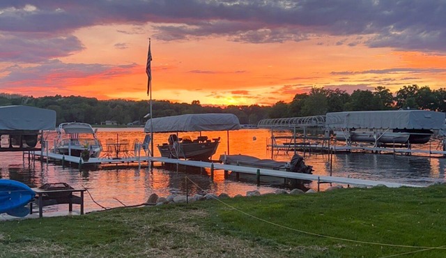Snow Lake (Lake James Chain) 60 ft Lakefront, Sunset View - Easy access from 69
