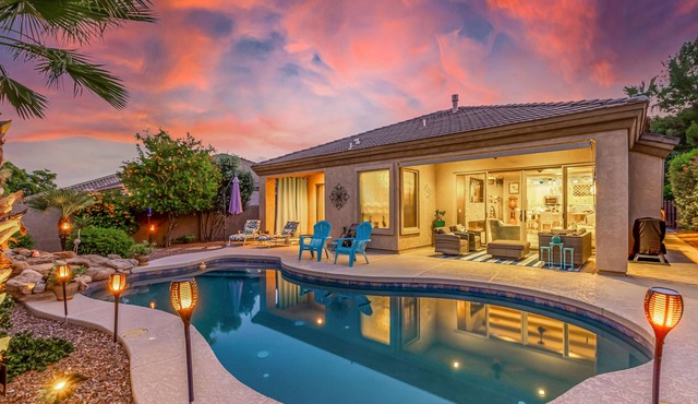 Snowbird-Friendly Home with Private Pool, Grill, AC, Fireplace, & WiFi - Dogs OK