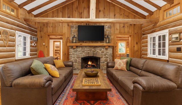 Snowmobile cabin + heated garage, pet friendly
