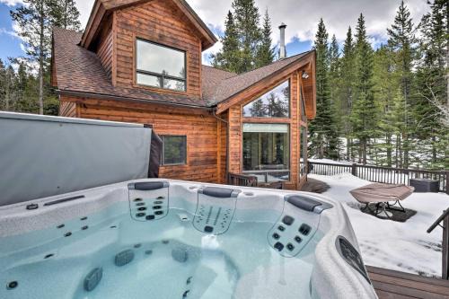 Snowshoe and Ski Home with Mtn-View Deck in Breck!