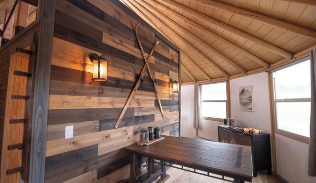 Snowy Range Yurt Cabins - Orange Yurt