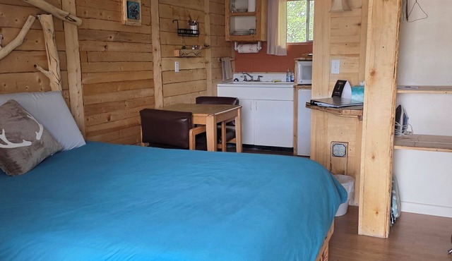 Snuggle In with Your Pet in True Colorado Style Room with Queen bed/Kitchenette