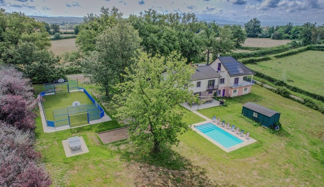 So Villa Les Ruets (03) - Heated swimming pool - City Stadium- 2h Lyon - 30p.